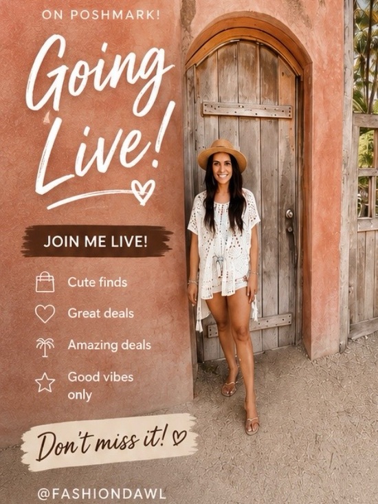 Other - Join Me Live!! Let’s have fun, interact and shop til we drop! 🙌🏽✨